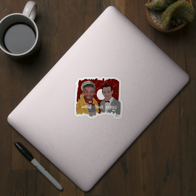Captain Carl & Pee-Wee: Wash Your Hands by 51Deesigns